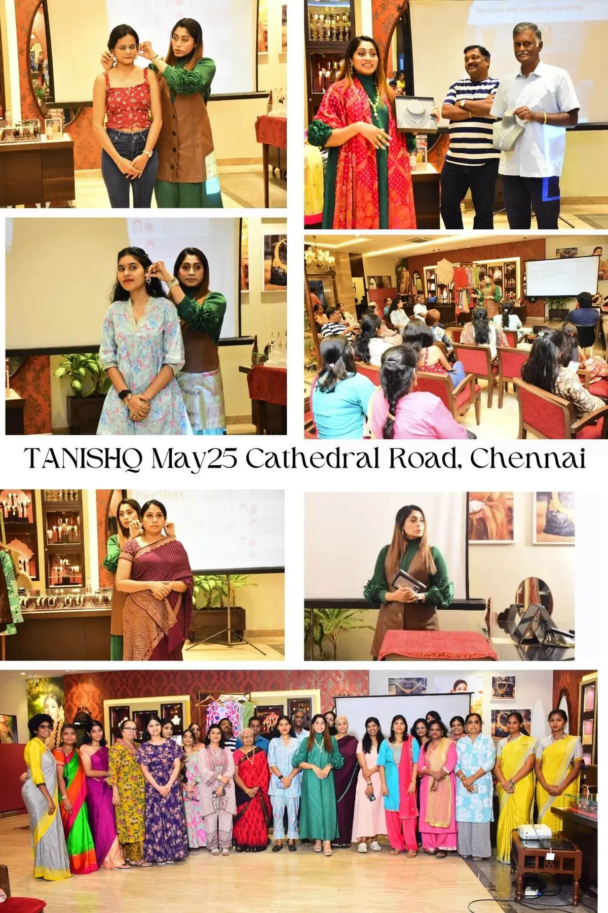 Tanishq session, Cathedral Road, Chennai, May 2025